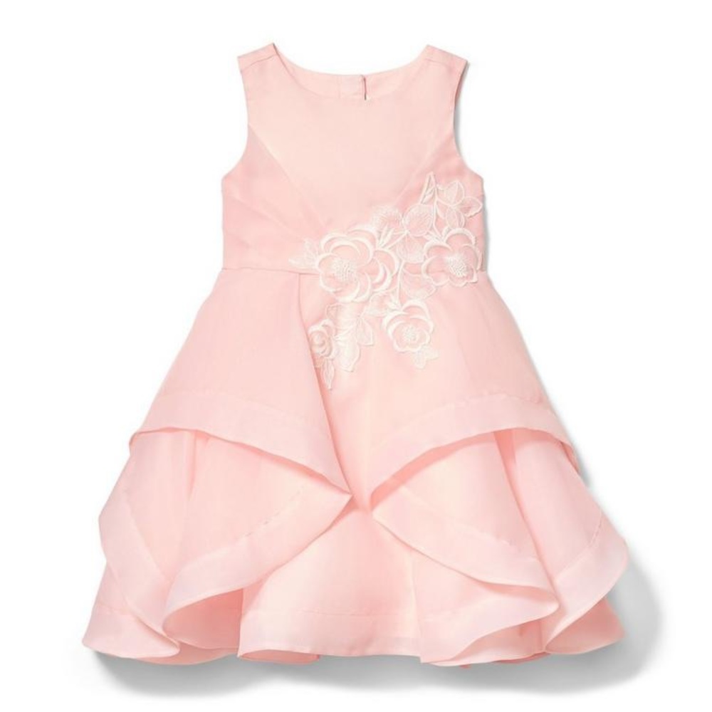 Janie and Jack Tiered Ruffle Organza Dress